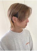 ［Stray Kids、フィリックス風］センターパートウルフ