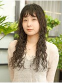 wave perm/アッシュ グラデーションカラー ウェーブパーマ