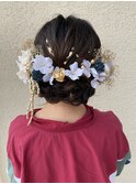 ふわふわ王道ヘアセット