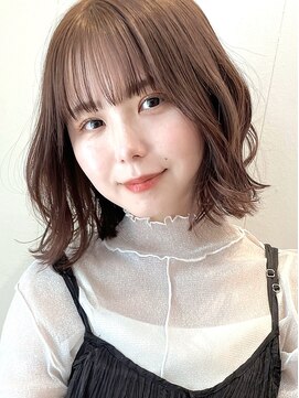 ガーデン ムサシコスギ(GARDEN MUSASHIKOSUGI) ゆるふわパーマ/ウェーブヘア/顔まわりカット/小顔カット