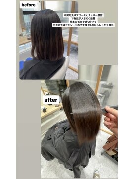  ジーナ 大阪茨木(Zina) 髪質改善ストレート
