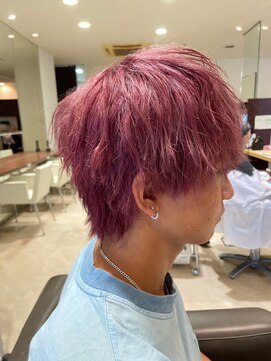 エヌアンドエーコンティ(N&A CONTi) 髪質ケア メンズハイライト/ミディアムマッシュ