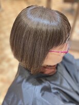 アイニ 河内小阪店(aini)&nbsp;白髪ぼかしカラー白髪ぼかしハイライト大人ショート30、40、50代