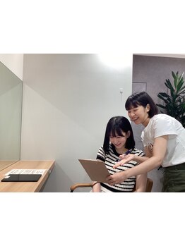 女性目線の提案や共感ができるからお任せできる☆居心地抜群な接客を心がけています♪