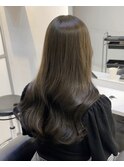 ブリーチなしオリーブベージュ