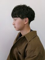 〇メンズマッシュニュアンスパーマシャドウスパイラルパーマ
