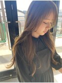 ロングヘアカラー