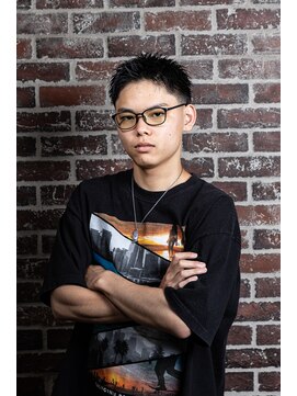 チルチェア 池袋(CHILL CHAIR) アップバングショート×ローフェード <池袋> <理容室>