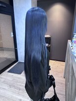 エイト 金沢店(EIGHT kanazawa)&nbsp;ブリーチありネイビーブルー