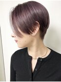 【morio原宿】ピンクパープルショートボブ