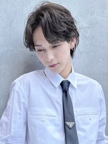 オグジュアリー 表参道(aux.)&nbsp;ツイストスパイラルパーマツーブロックマッシュメンズマッシュ