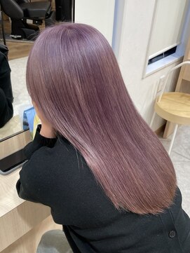 カラースタンド(COLOR STAND) ミルクティーベージュハイトーンブリーチダブルカラー佐賀