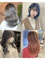 ベンジー 須賀川店(benji)&nbsp;ブリーチを使ったカラー、個性的なカラーも好きです