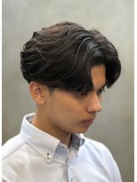 ドルクス 上野店(Dorcus)&nbsp;センターパート/フェザーショート/ニュアンスパーマ