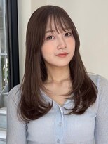 ローネス ギンザ(LONESS ginza)&nbsp;レイヤーカット/小顔カット/チャコールグレー/透明感カラー