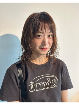 ファンファンバイルー 岐阜(fan fun by Rooo) ミディアムパーマ岐阜パーマ