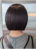 秋冬オススメ！20代10代かわいい切りっぱなしボブ