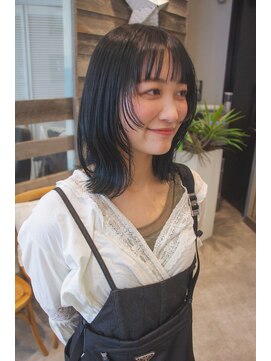 フリックヘアサロン 梅田茶屋町2号店(FLICK HAIR SALON) イルミナカラー/艶感/透明感