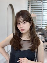 ライズ ネックス ザ サロン 渋谷(LIZE nex the salon)&nbsp;【ロングヘア　前髪あり　韓国ヘア#13】#渋谷駅#韓国#髪質改善