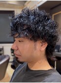 シャドウパーマ/波巻きパーマ/スパイラルパーマ