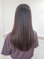 TJ天気予報 7コ 各務原店&nbsp;「ビフォーアフターあり」シアーブラウン「縮毛矯正」