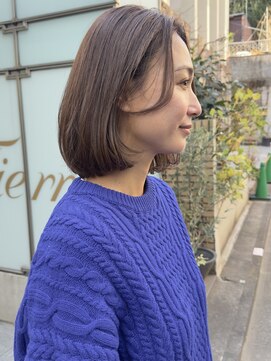 ティエラ 原宿 表参道(Tierra) 〈Tierra毛利仁美〉ふんわりボブで柔らかな印象に