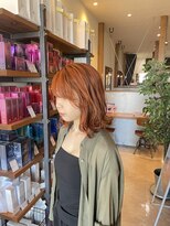 シモン(SIMON)&nbsp;オレンジハイライト/半田/知多/半田美容室/知多美容室