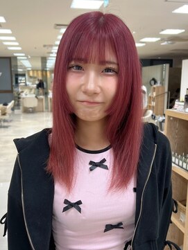 シャルムバイケンジ(Charm.by KENJE) ブリーチ/ブリーチカラー/ピンクカラー/ダブルカラー/銀座