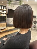切りっぱなしボブ