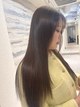 イエナ 難波(IENA) 艶ブラウンカラー×髪質改善