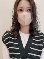 ディスアンドザット あびこ店(THIS&THAT)&nbsp;(ロングレイヤー ロングパーマ 顔まわりレイヤー/あびこ/30代)