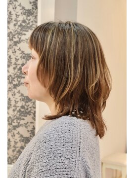 シザーズトリックス ノーブル(scissorstrix Noble) マッシュウルフ×デザインカラー