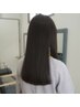 【30代からのケア】 未来の髪を守るケアカラー+カット+クイックTR ￥15400→