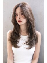 ロエ(LOE) 【LOE】レイヤーカット・透明感カラー・ミルクティーベージュ