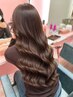 【10月限定】ヘアカラー+エクステ40本52cm 毛量UPに◎20%OFF!