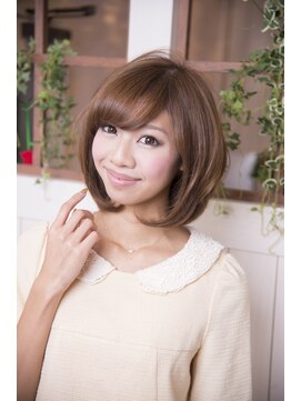 ミエルヘアーブラン(miel hair blanc) 【miel hair blanc】☆ラウンドガーリーボブ☆