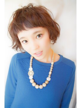 ブーケ(BOUQUET) 大人かわいい・ジグザグバング・エアリーショート・小顔