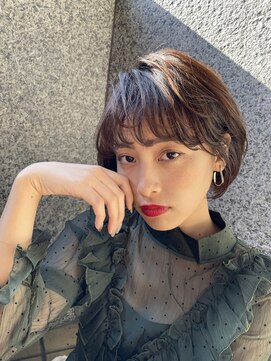 アヴァンスクロス あべのルシアス店(AVANCE.CROSS) モテ愛されショートボブ