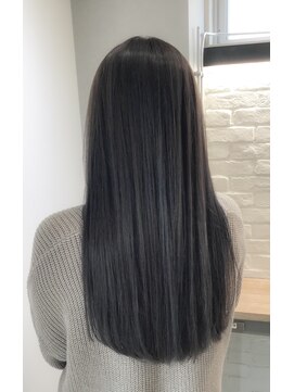 エイトオロク 那覇小禄店(EIGHT oroku) 【EIGHT 那覇小禄】お客様スタイル　暗髪×モスキーアッシュ