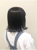 【熊谷】外はねボブ×インナーカラー