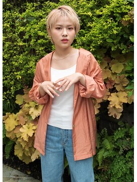 クレール 松戸(Clair) くびれボブ/カーキグレージュ/大人かわいい/フェザーバング