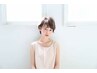 3Dカット+プレミアム艶カラー+2工程トリートメント￥6600