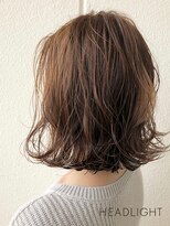 ソーエン ヘアー エイト 札幌駅前店(soen hair eight by HEADLIGHT) シナモンベージュ×柔らか外はねボブ_851M1436