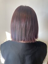 ドルチェヘアー(DOLCE HAIR)&nbsp;切りっぱなし×ピンクブラウン