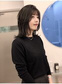 ミディアムウルフ イノアカラー オリーブアッシュ