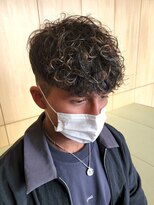 ニアウ 太田店(Niau)&nbsp;ツイストスパイラルパーママッシュメンズパーマ波巻きパーマ