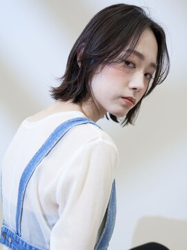 ピークアブー アヴェダ アトレ恵比寿(PEEK-A-BOO AVEDA) レイヤーボブ切りっぱなしボブ20代30代40代似合わせカット