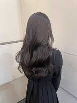 ネオリーブアイム 横浜西口店(Neolive aim)&nbsp;ラベンダーグレージュ韓国　レイヤーカット【横浜】