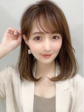 シルクレイ 新宿店(Silk-lei) 大人かわいい似合わせカット/こなれミディ/美髪/くびれヘア/20代