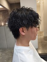 ニアウ 伊勢崎連取店(Niau)&nbsp;マッシュウルフセンターパートツイストスパイラルパーマメンズ